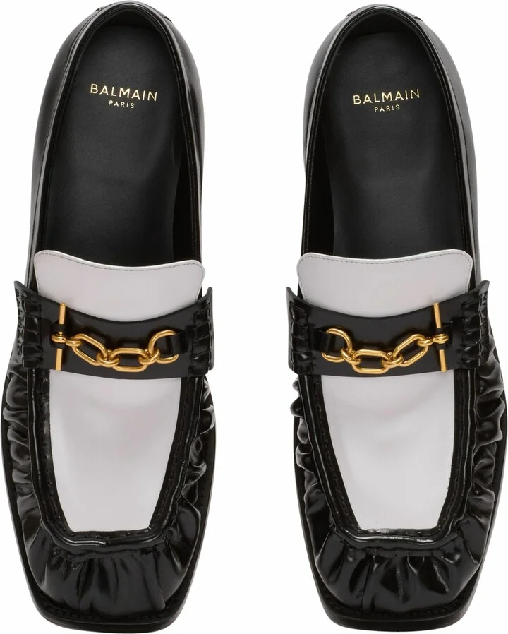 Sync Glazed Leather Loafers - Image 5