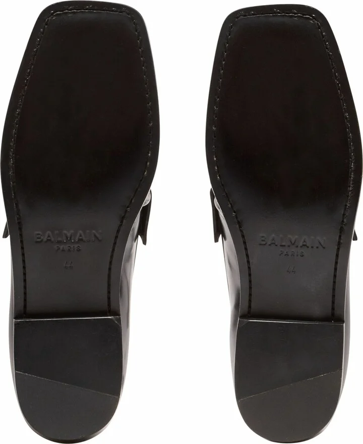Sync Glazed Leather Loafers - Image 6