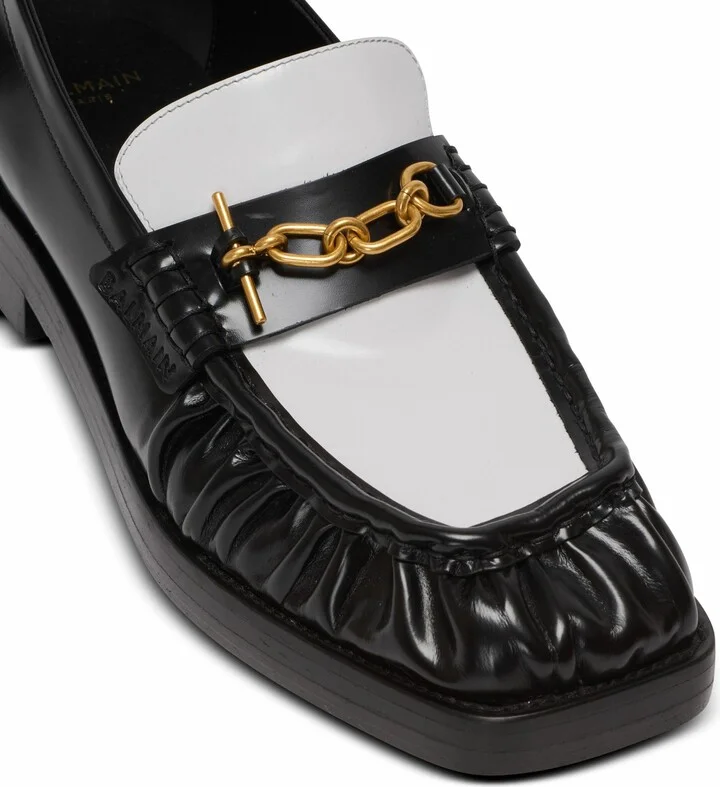 Sync Glazed Leather Loafers - Image 7