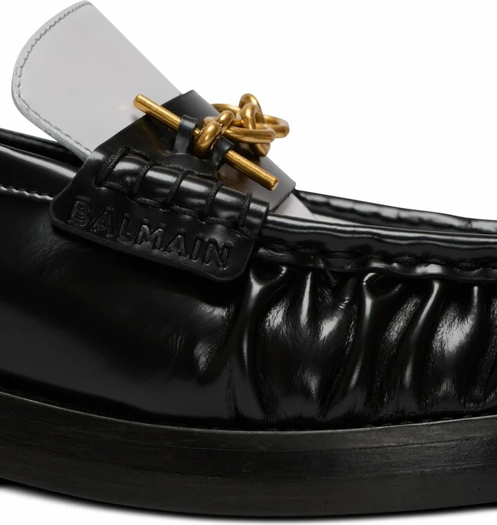 Sync Glazed Leather Loafers - Image 8