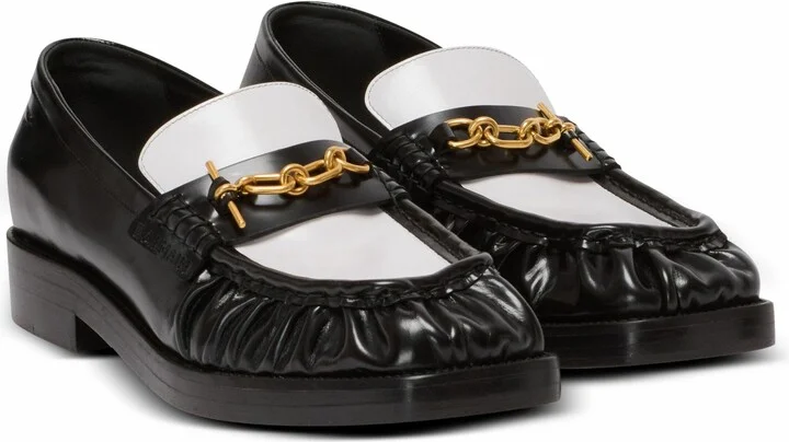 Sync Glazed Leather Loafers