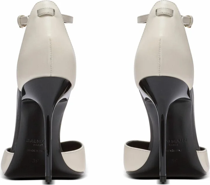 Sync Leather Stilettos With Pointed Toe - Image 3