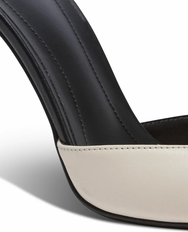 Sync Leather Stilettos With Pointed Toe - Image 8