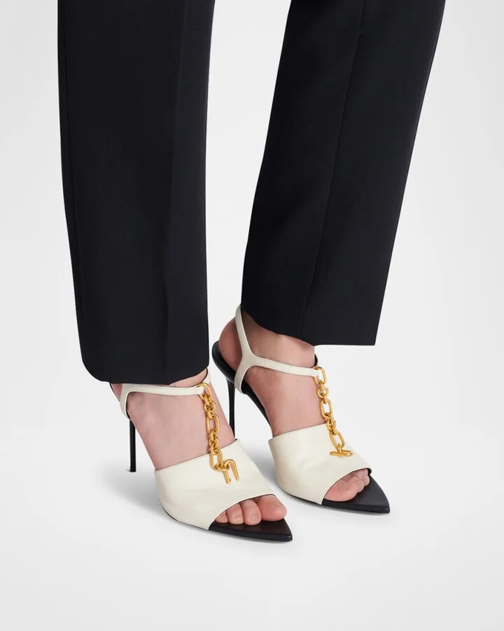 Sync Patent Leather Ankle-Strap Sandals - Image 3