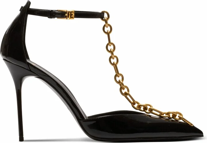 Sync Patent Leather Stilettos With Pointed Toe - Image 4