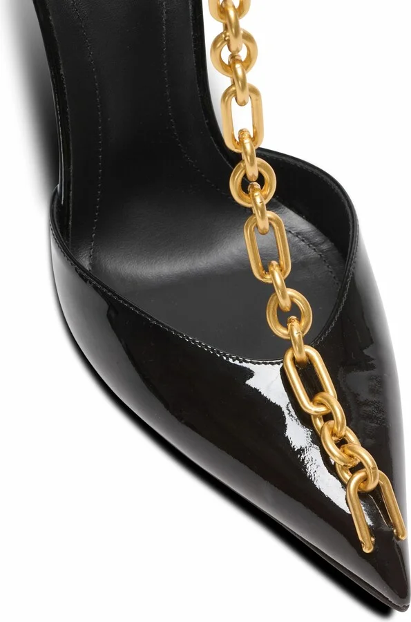 Sync Patent Leather Stilettos With Pointed Toe - Image 6