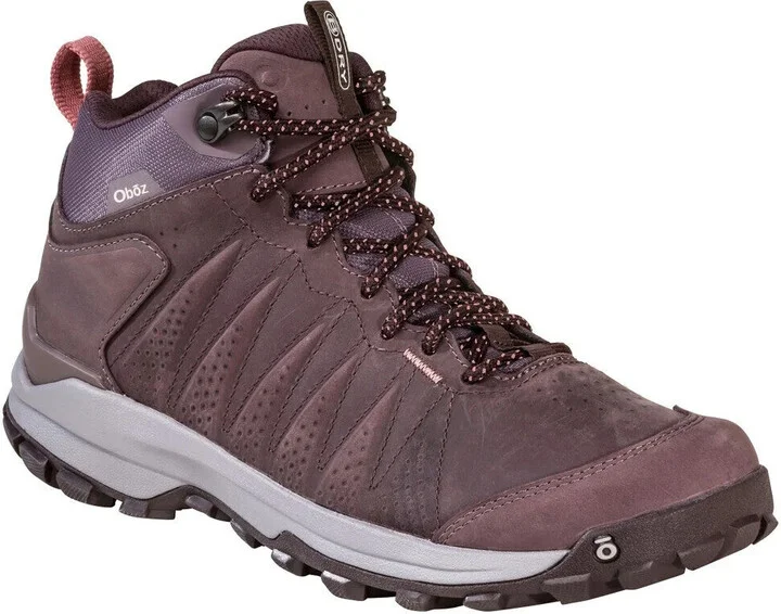 Sypes Mid 77102 Women's Peppercorn Leather Waterproof Hiking Boots GBNC410