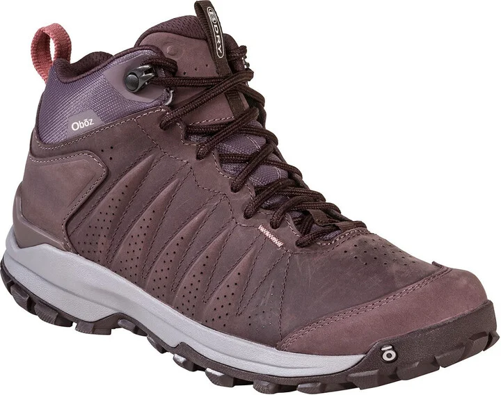 Sypes Women's US 9 Peppercorn Leather Mid Waterproof Hiking Boots RHS3480