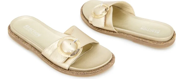 Syrena Buckle Slide Sandal - Image 9