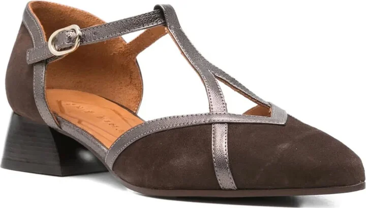 T-Bar Block-Heel Pumps - Image 2