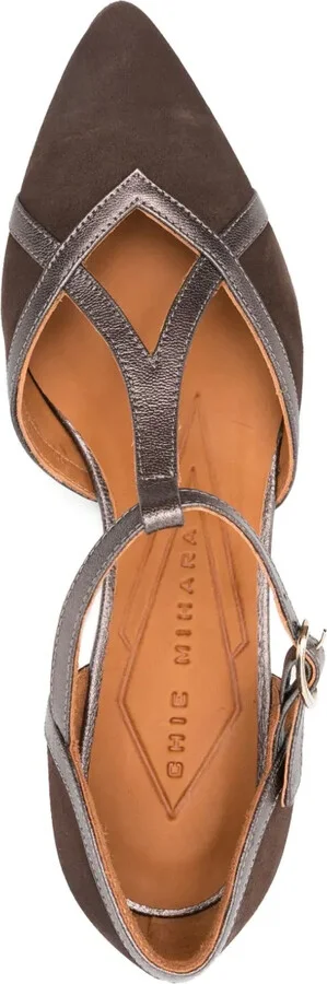 T-Bar Block-Heel Pumps - Image 4