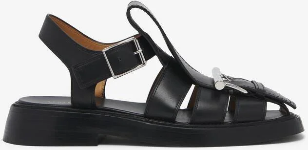 T-Bar Caged Sandal