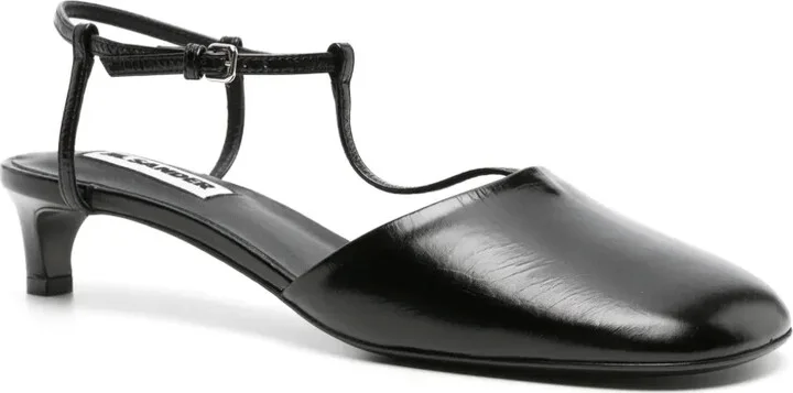 T-bar leather pumps - Image 2