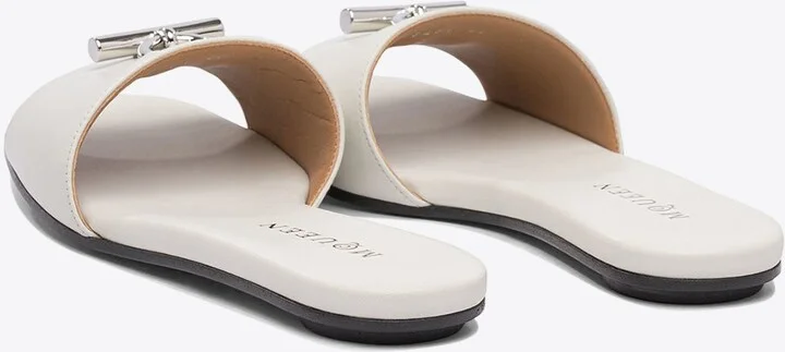 T-Bar Leather Slides - Image 3
