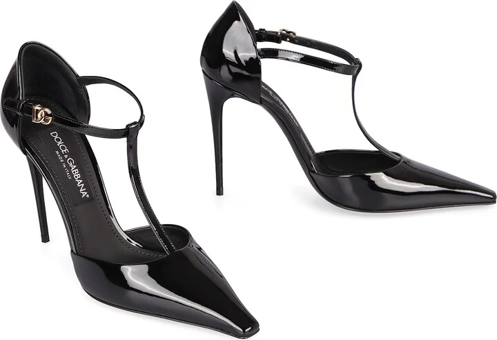 T-bar Patent Leather Pumps - Image 3