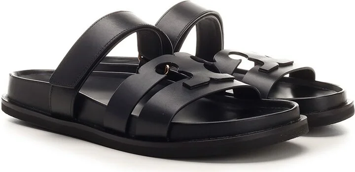 't' Leather Sandals - Image 2