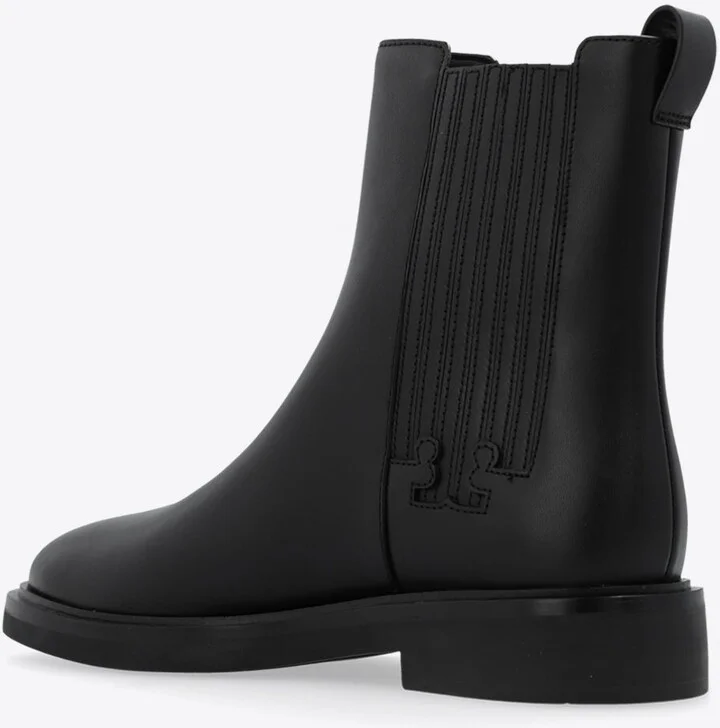 T Logo Leather Chelsea Boots - Image 2