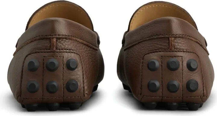 T logo leather loafers - Image 3