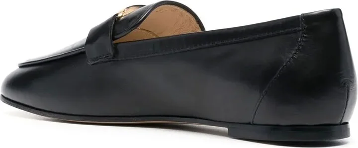 T-logo leather loafers - Image 3