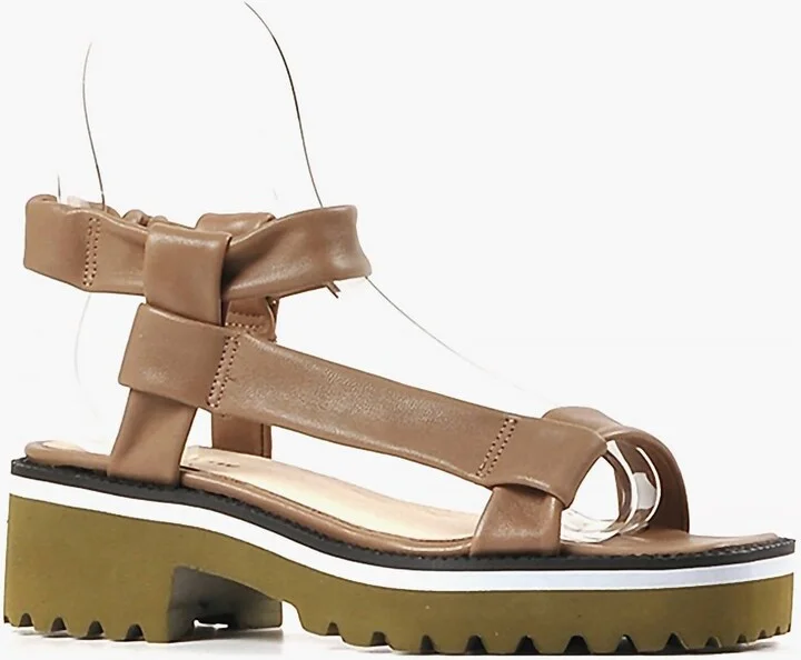 T Lugg Sandal In Brown