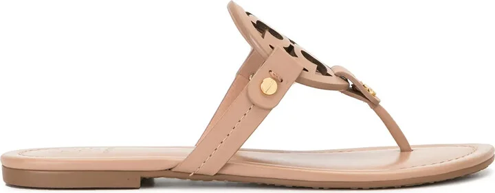T-medallion sandals