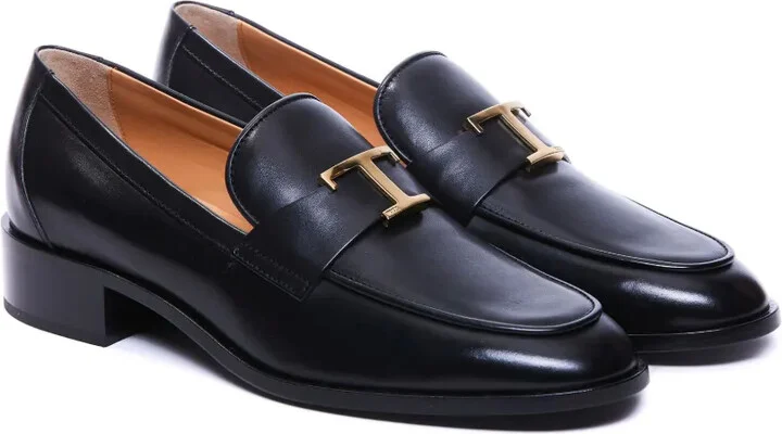 T plaque loafers - Image 2