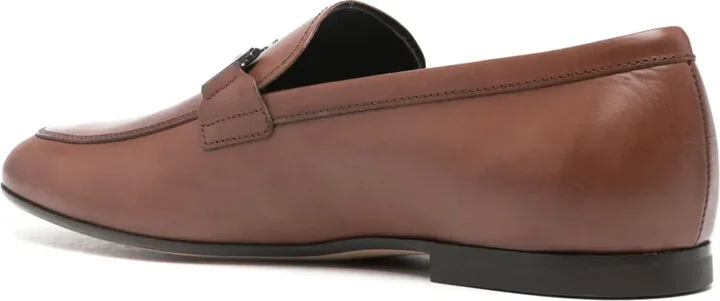 T Ring leather loafers - Image 3