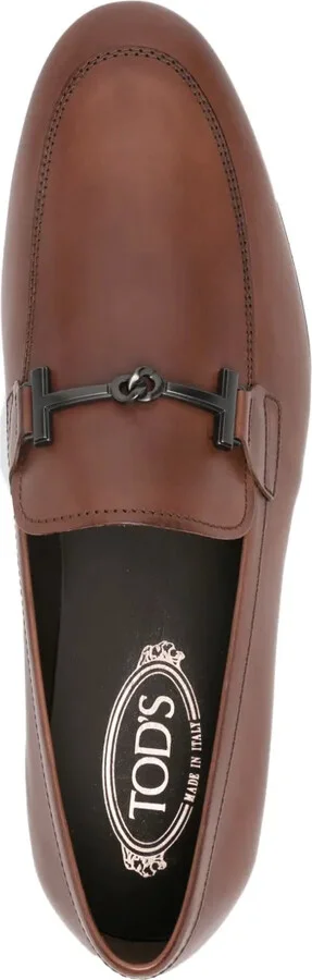 T Ring leather loafers - Image 4