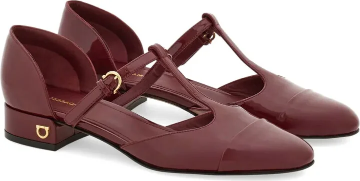 T-strap ballet pumps - Image 2
