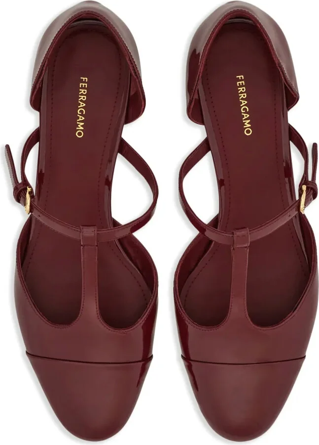 T-strap ballet pumps - Image 4