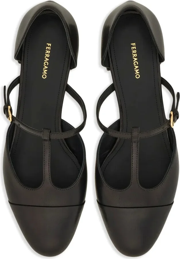 T-strap ballet pumps - Image 4