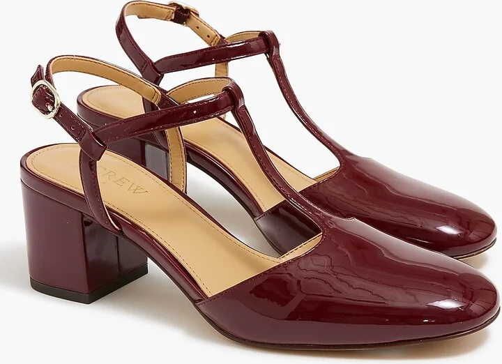 T-strap heels