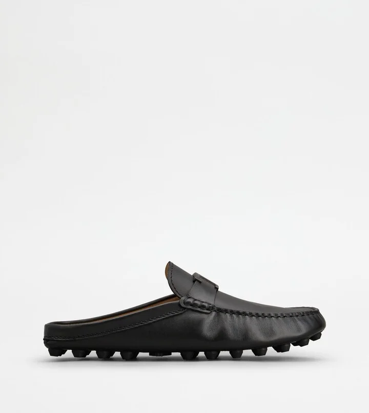 T Timeless Gommino Bubble Mules in Leather