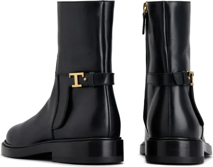 T Timeless leather ankle boots - Image 3
