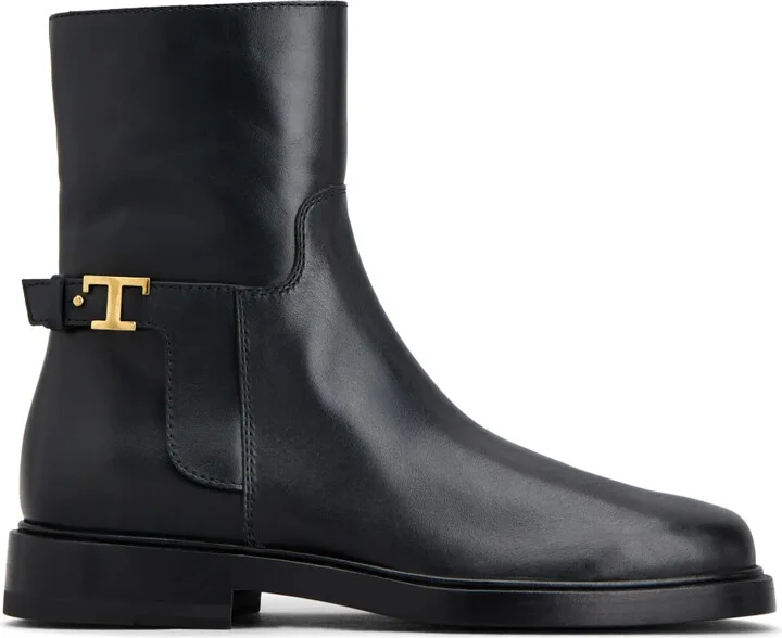 T Timeless leather ankle boots