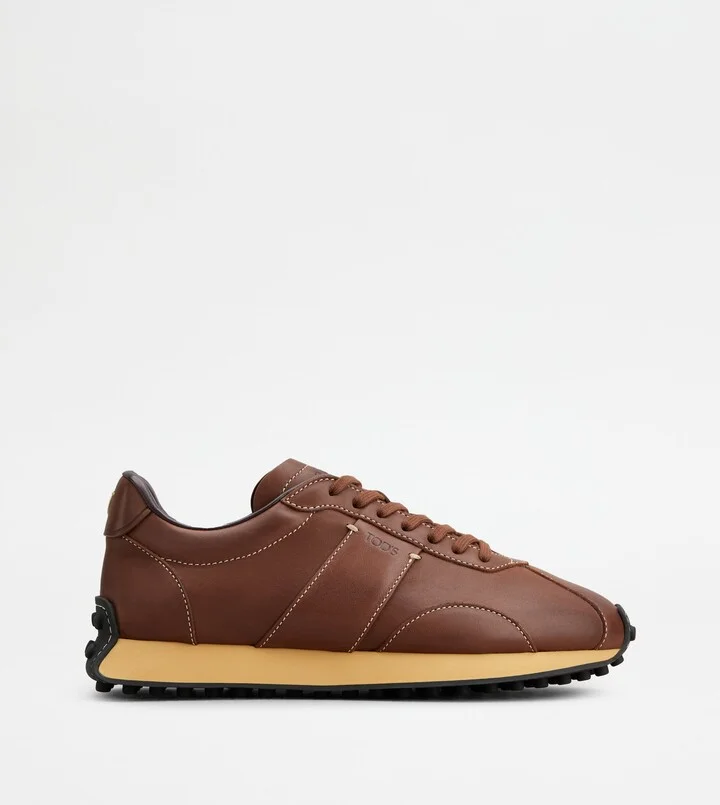 T Vintage Sneakers in Leather