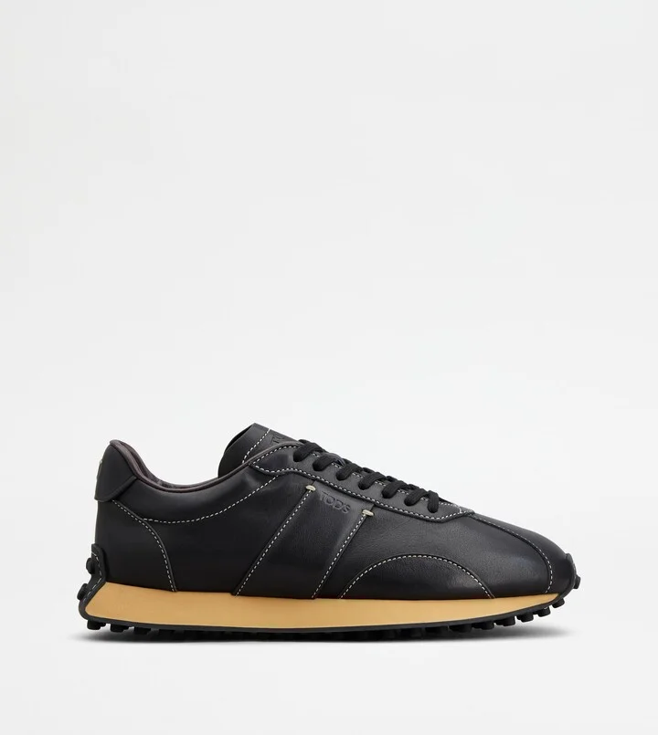 T Vintage Sneakers in Leather