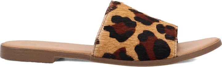 Tabby Genuine Calf Hair Slide Sandal - Image 2