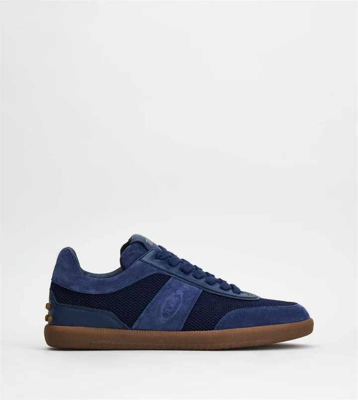 Tabs Sneakers in Suede and Technical Fabric