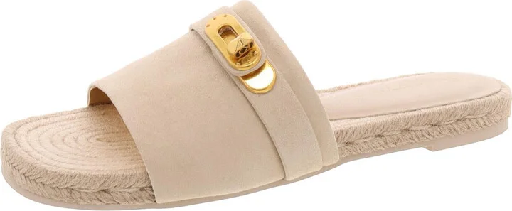 Taci Womens Embellished Suede Slide Sandals