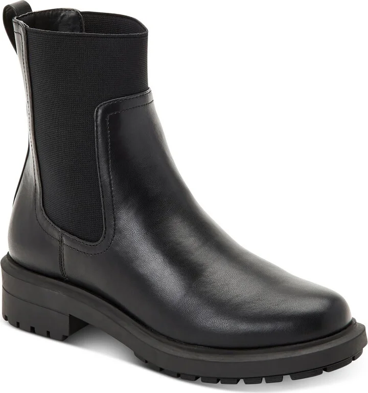 Tackomal Womens Faux Leather Pull On Booties
