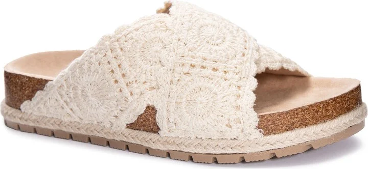 Tacoma Crochet Slide Sandal