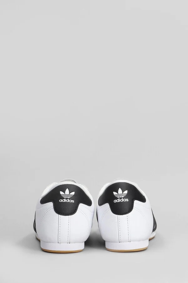 Taekwondo Lace Sneakers In White Leather - Image 4