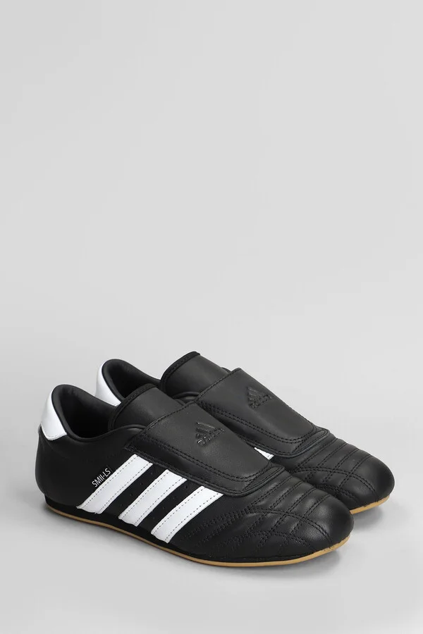 Taekwondo Sneakers In Black Leather - Image 2