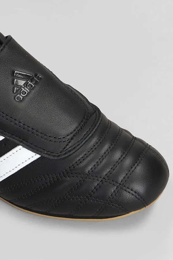 Taekwondo Sneakers In Black Leather - Image 5