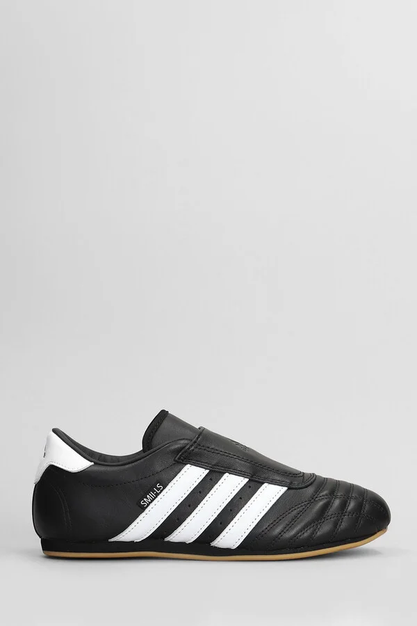 Taekwondo Sneakers In Black Leather