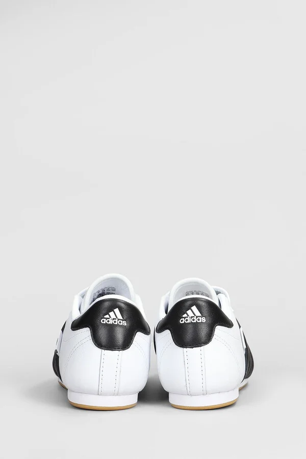 Taekwondo Sneakers In White Leather - Image 4