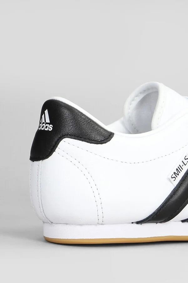 Taekwondo Sneakers In White Leather - Image 5