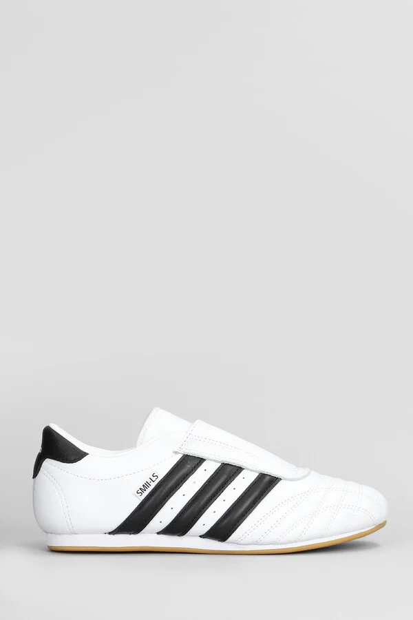 Taekwondo Sneakers In White Leather