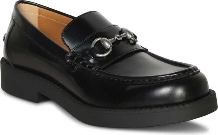 Taemin Horsebit Black Loafers - Image 2